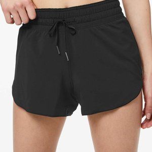 Lululemon Choose A Side Short *Reversible 3" Alpine White Black / Black Sz 4 NWT